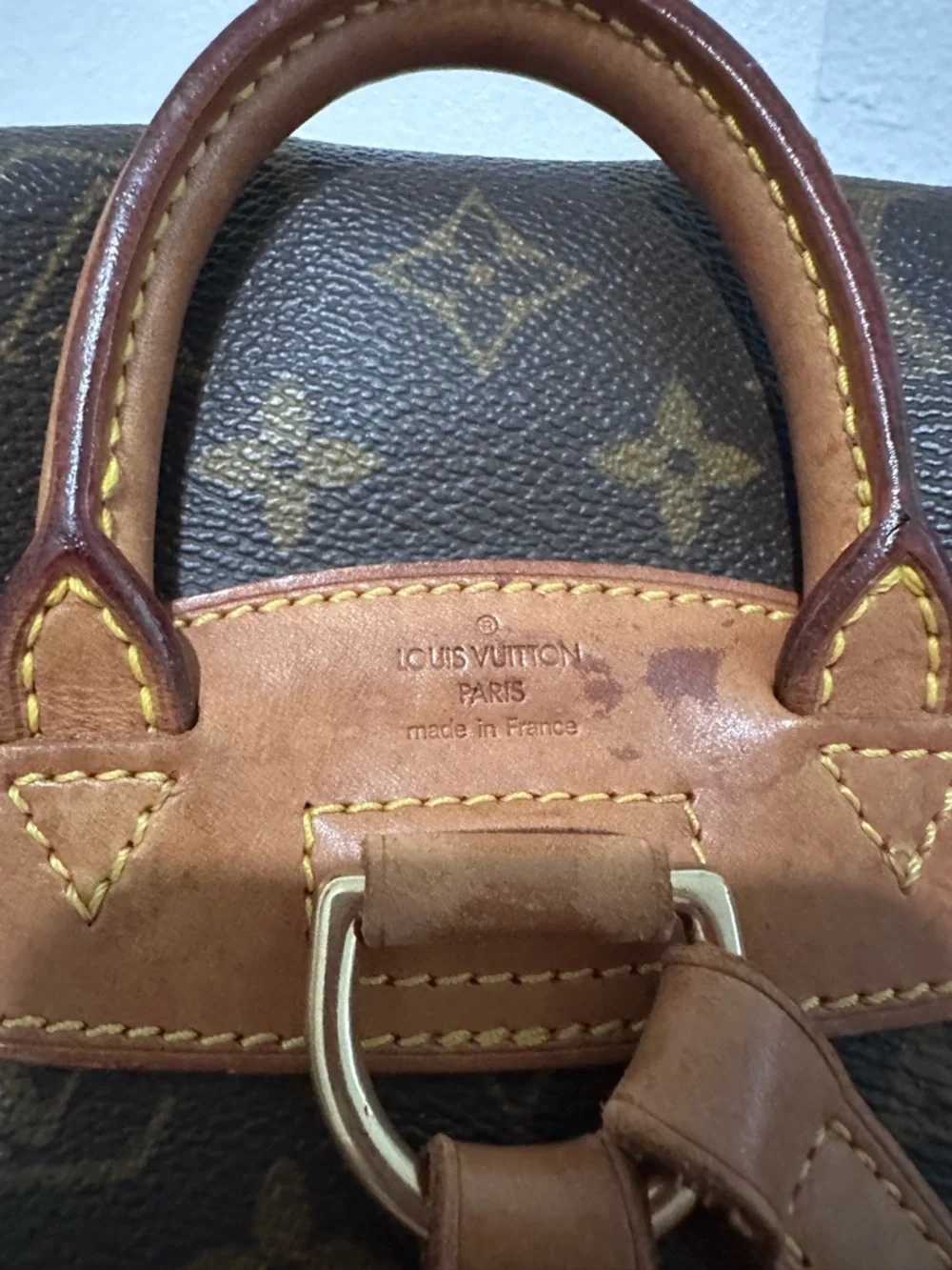 Louis Vuitton Brown Monogram Canvas Backpack Mini Montsouris
